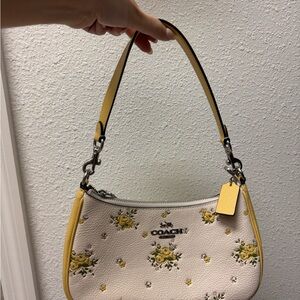 Coach Prairie Floral Nolita 19 Bag AND Wallet Set - Chalk Yellow